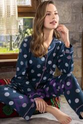 Vienetta Hosszúnadrágos gombos női pizsama (NPI6370 M)