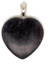 R. M. ékszer Szív medál aventurin kék 30x30mm (021296)