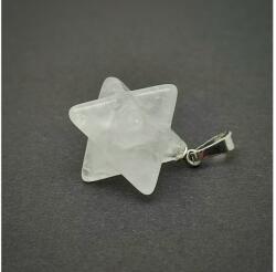 R. M. ékszer Merkaba medál Hegyikristály 2x2cm (020763)