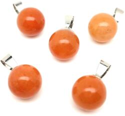 R. M. ékszer Golyó medál aventurin barack 12mm (021226)