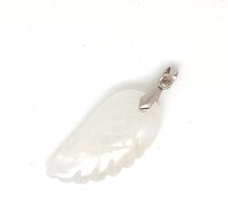 R. M. ékszer Angyalszárny medál Hegyikristály 15x30mm (021418)