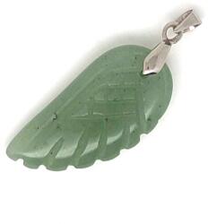 R. M. ékszer Angyalszárny medál Aventurin 15x30mm (021414)