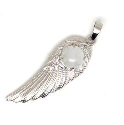 R. M. ékszer Angyalszárny fém medál hegyikristály 15x45mm (021489)