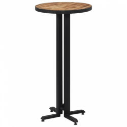 vidaXL Kerek tömör újrahasznosított tíkfa bárasztal ø55 x 110 cm (358511) (358511)