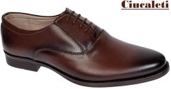 GKR Ciucaleti Pantofi barbati office eleganti din piele naturala Maro - Enzo GKR84M - ciucaleti