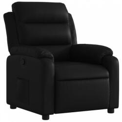 vidaXL Fekete műbőr dönthető fotel (373486) (373486)