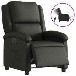 vidaXL Fekete valódi bőr elektromos dönthető fotel (3204254) (3204254) - plaza8