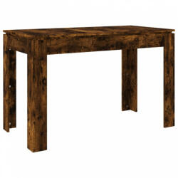 vidaXL Füstös tölgy színű szerelt fa étkezőasztal 120 x 60 x 76 cm (815387) (815387)