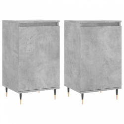 vidaXL 2 db betonszürke szerelt fa tálalószekrény 40 x 35 x 70 cm (831045) (831045)