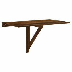 vidaXL Füstös tölgy szerelt fa összecsukható fali asztal 100x60x56 cm (342650) (342650)
