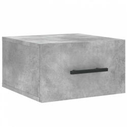 vidaXL 2 db betonszürke falra szerelhető éjjeliszekrény 35x35x20 cm (829876) (829876)