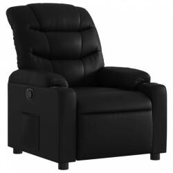 vidaXL Fekete műbőr dönthető fotel (374133) (374133)