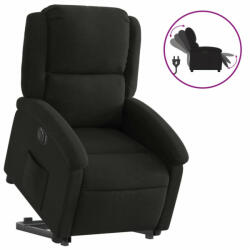 vidaXL Elektromos felállást segítő fekete szövet dönthető fotel (3204190) (3204190) - plaza8