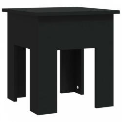 vidaXL Fekete forgácslap dohányzóasztal 40 x 40 x 42 cm (810245) (810245)