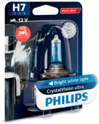 Philips Bec Moto H7 Crystal Vision Ultra 12V 55W (Blister) Philips (12972CVUBW)