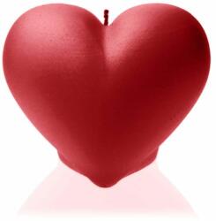 Candellana dekor gyertya Heart Smooth - piros Univerzális méret