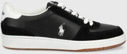 Ralph Lauren bőr sportcipő Polo Crt fekete, 809834463001 - fekete Férfi 42