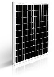 SolarFam 30W 12V monokristályos napelem alumíniumkerettel