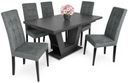  Nicol szék Prága asztallal - 5 személyes étkezőgarnitúra - agorabutor - 199 100 Ft