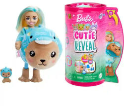 Mattel Mattel Barbie Cutie Reveal Chelsea jelmezes baba - Maci-delfin (HRK30)