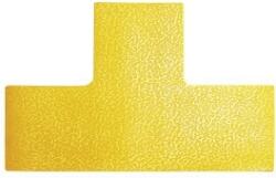 DURABLE Marcaj autoadeziv pentru podea forma T 100 x 150 mm galben 10 buc/set Durable DB170004 (DB170004)
