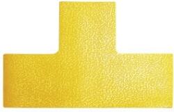 DURABLE Marcaj autoadeziv pentru podea forma T 100 x 150 mm galben 10 buc/set Durable DB170004 (DB170004)