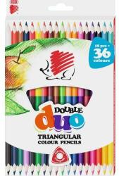ICO Creioane colorate 18/36 buc Cubs cu două capete Creioane colorate triunghiulare (7140152001)