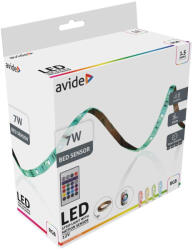 Bramcke Banda LED cu senzor 12V 1.5m RGB pentru pat Avide (ALBLBED12V-SEN-RGB)