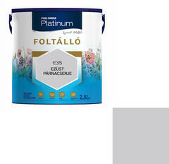 Polifarbe Poli-Farbe Platinum Foltálló beltéri falfesték E35 ezüst párnacserje 2, 5 l