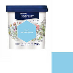 Polifarbe Poli-Farbe Platinum beltéri falfesték K40 kék szellőrózsa 2, 5 l