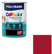 POLI-FARBE Poli-Farbe Cellkolor magasfényű zománcfesték piros 5 l