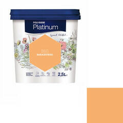 Polifarbe Poli-Farbe Platinum beltéri falfesték B60 barackvirág 2, 5 l
