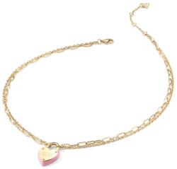 Guess Colier Guess All You Need is Love dublu email cu inima JUBN04204JWYGPKT-U