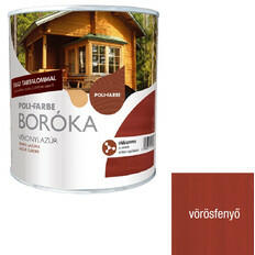 Polifarbe Poli-Farbe Boróka oldószeres vékonylazúr vörösfenyő 0, 75 l