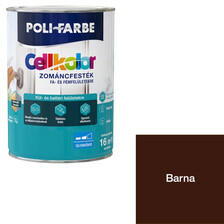 Polifarbe Poli-Farbe Cellkolor selyemfényű zománcfesték barna 0, 4 l