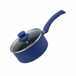 Tasty Cratita cu capac din sticla Tasty Everyday 678556, 18 cm, 1, 8 l, Maner moale, Aluminiu, Acoperire antiaderenta, Albastru (678556)