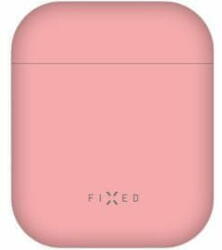 FIXED Silky Airpods tok, rózsaszínű