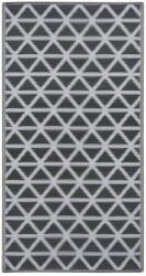  Vidaxl fekete PP kültéri szőnyeg 160 x 230 cm 310418