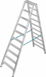 KRAUSE STABILO Professional két oldalon járható R13 lépcsőfokos állólétra, 2x10 fokos (136206)