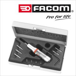 FACOM Nyomatékcsavarhúzó, jobbos, kalibrált készlet - 0.04-0.2 Nm - Facom (A.300MTJ1)