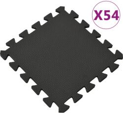 vidaXL 54 db fekete EVA habszivacs padlószőnyeg 4, 86 ㎡ (92457)