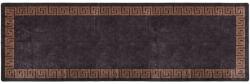 vidaXL fekete és arany csúszásmentes mosható szőnyeg 80 x 300 cm (337929)