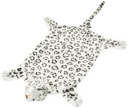 vidaXL fehér plüss leopárd szőnyeg 139 cm (80171)