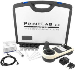 Water i.d. PrimeLab 2.0 Multitest photometer digitális vízelemző magán, közületi medencékhez, All-in-1 Kit (AS-147005)