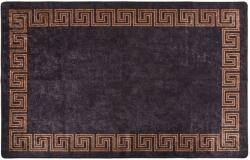 vidaXL fekete és arany csúszásmentes mosható szőnyeg 80 x 150 cm (337928)