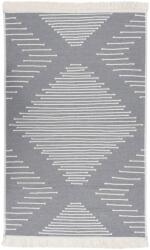 vidaXL sötétszürke pamut szőnyeg 120 x 180 cm (340132)