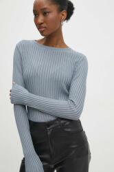ANSWEAR bluza femei, culoarea gri, neted BBYH-BDD031_90X