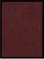 vidaXL piros csíkos lábtörlő 40 x 60 cm (331598)