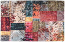 vidaXL többszínű foltvarrott csúszásmentes mosható szőnyeg 80 x 150 cm (337964)