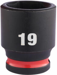 Milwaukee 3/8" gépi dugókulcs 6 lapú, rövid, 19 mm | 4932480276 (4932480276)